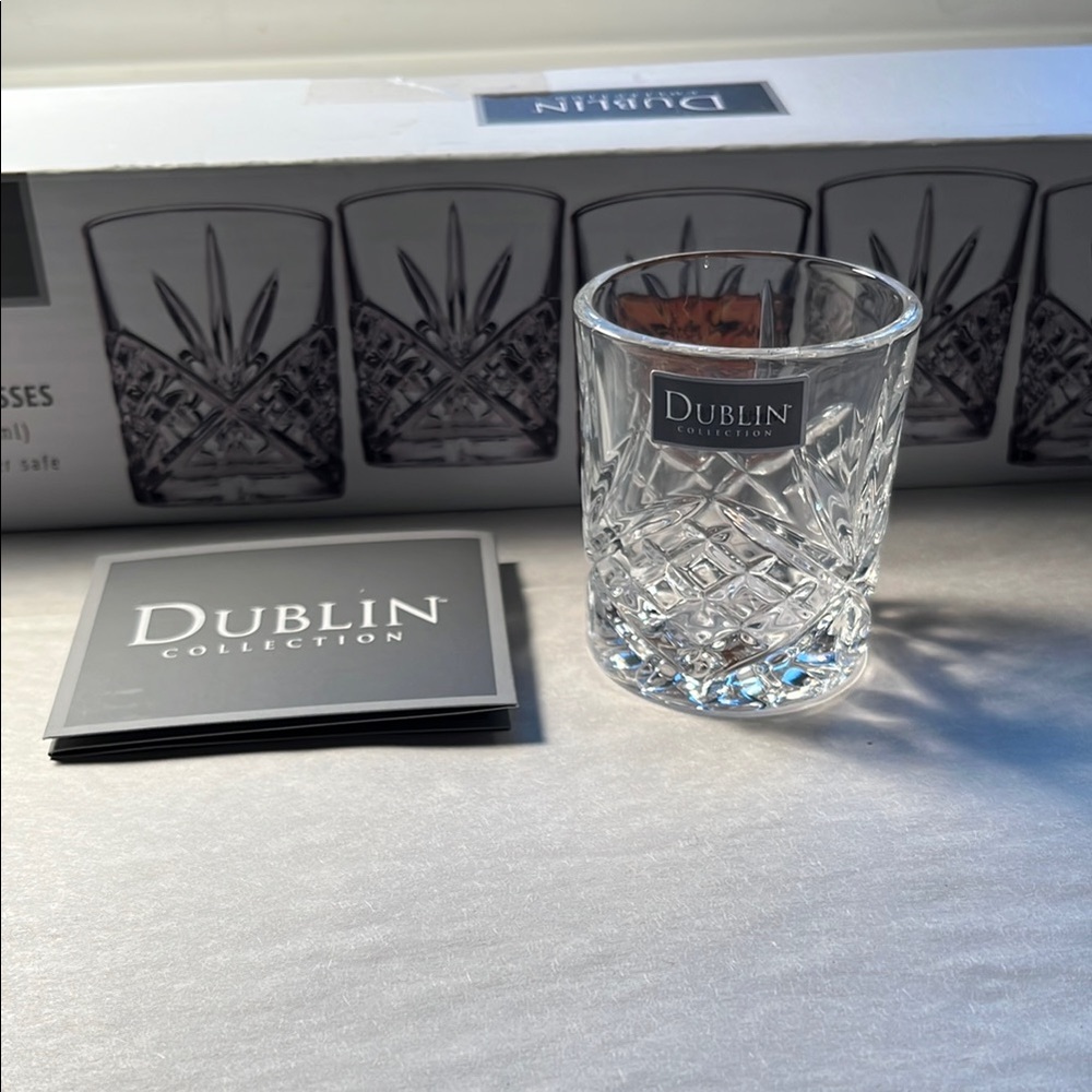 Dublin crystal shot glasses
